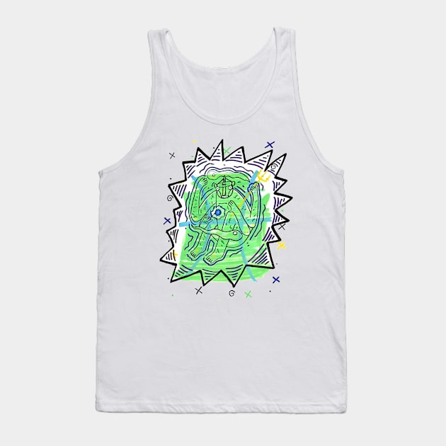 Zodiac Sign Pisces Tank Top by Harlitos_way